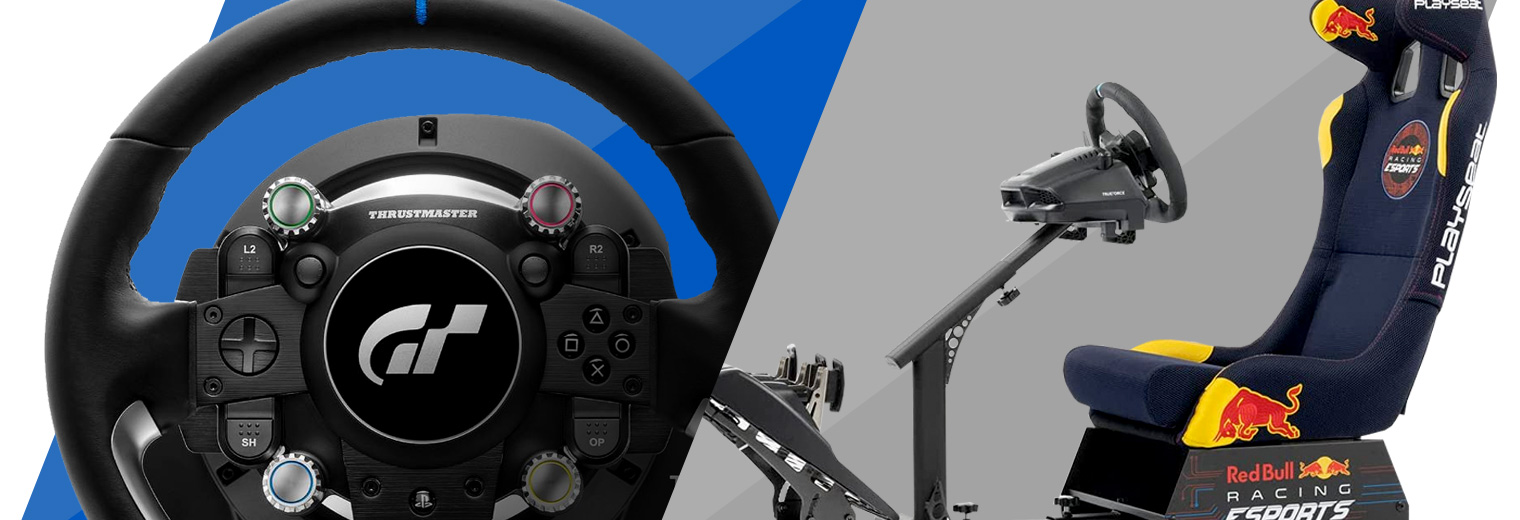 Volant de course Thrustmaster T248 Noir et Gris + Pédales magnétiques T3PM  pour PC et Xbox - Volant gaming - Achat & prix