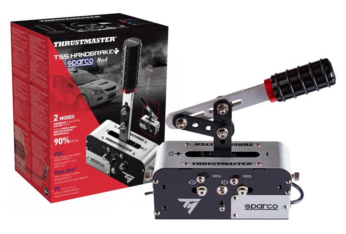 Thrustmaster TSS Handbrake Sparco Mod + - Accessoire frein à main