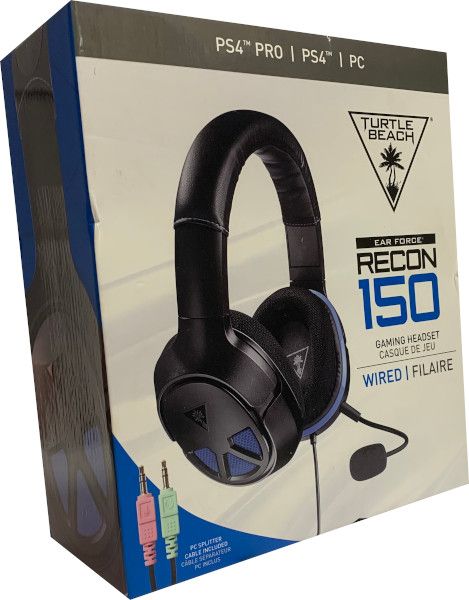 Casque Gaming Turtle Beach Recon 150 Noir et bleu pour PS4 - Casque pour  console - Achat & prix